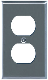 2161D CHROME WALLPLATE 1 DUPLE